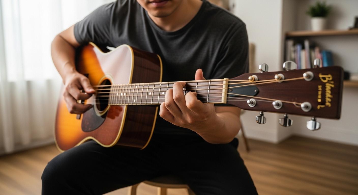 기타 Bm코드 운지법