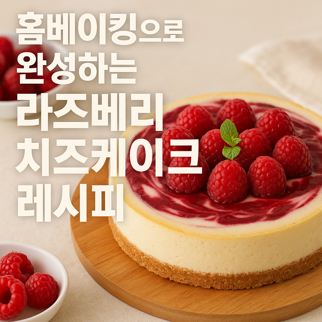 라즈베리 치즈케이크 레시피