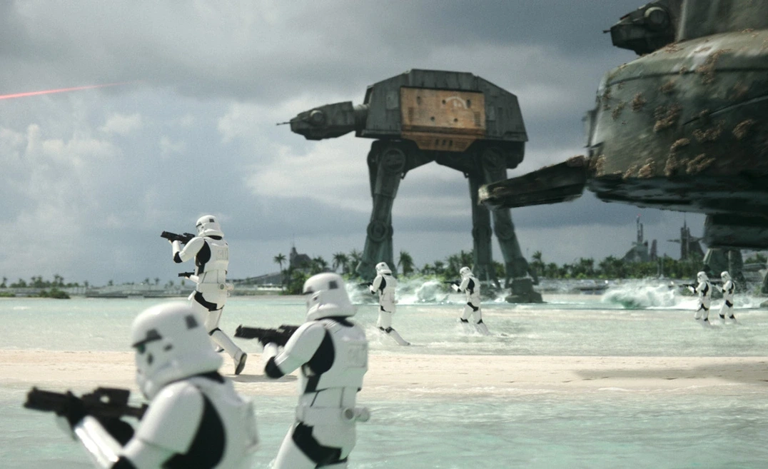 스카리프 행성의 지상전투