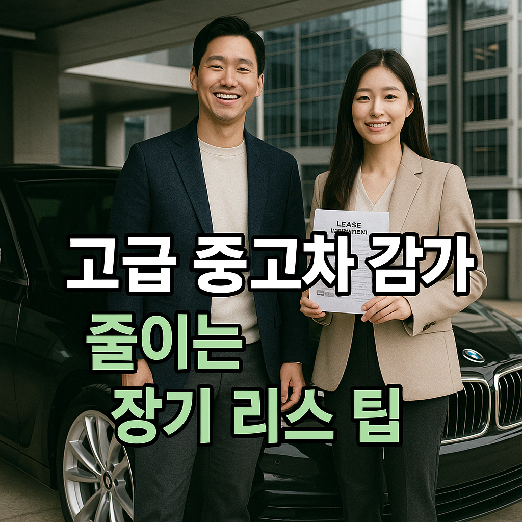 고급 중고차 감가 줄이는 리스 팁