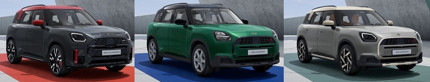 '뉴 미니 컨트리맨' 가솔린 모델(JCW, 클래식, 페이버드) - 출시, 외관디자인, 실내공간, 주행성능, 가격