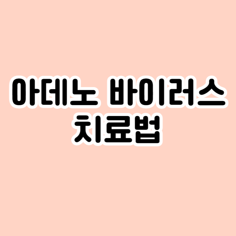 아데노 바이러스 치료법