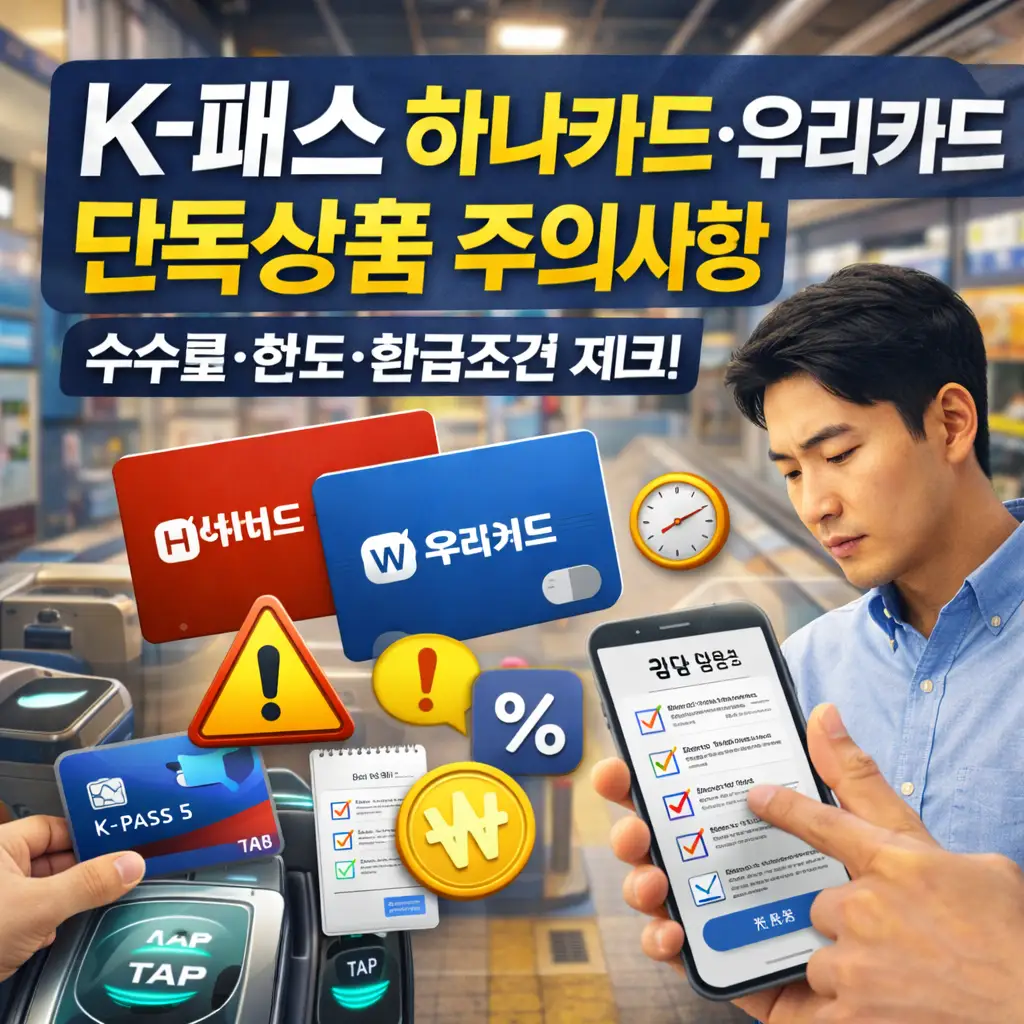 K-패스 적립이 갑자기 안 되는 분들 주목