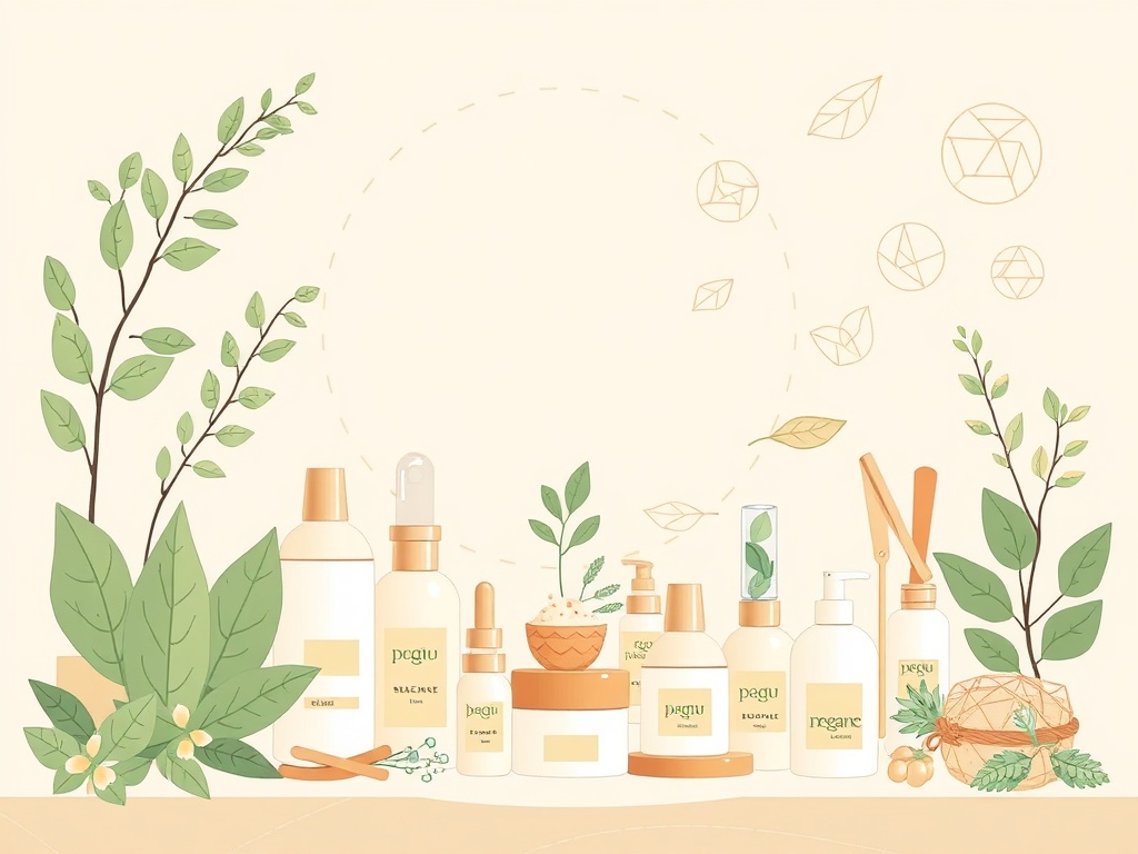 지속 가능한 뷰티: 친환경 제품과 기술 관련사진