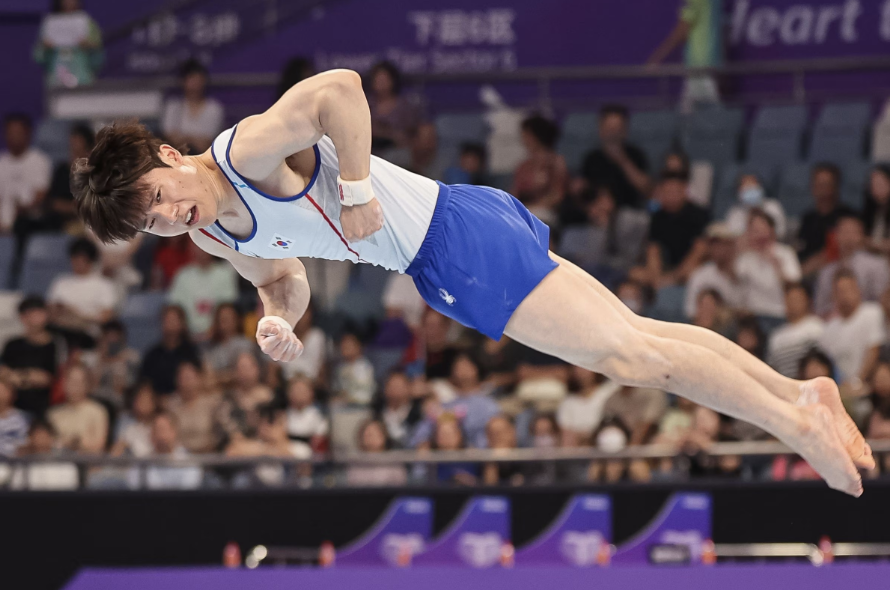 체조 마루 금메달 획득, 김한솔 선수