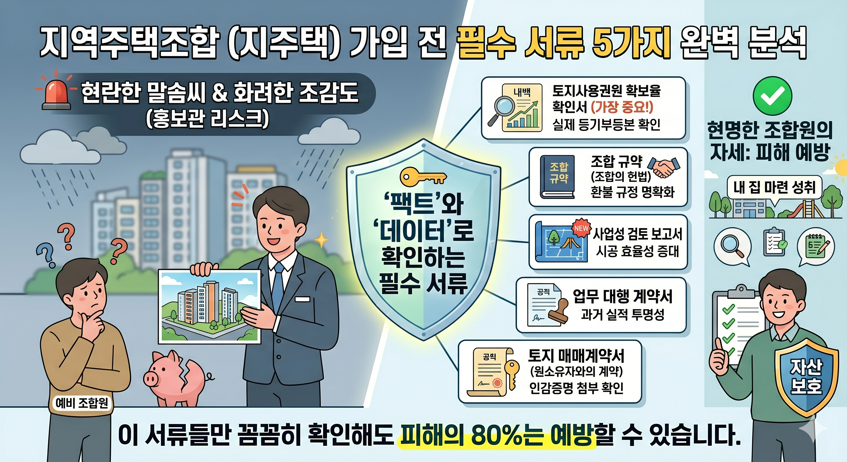 [지주택] "서류만 봐도 절반은 성공!" 가입 전 반드시 확인해야 할 필수 서류 5가지