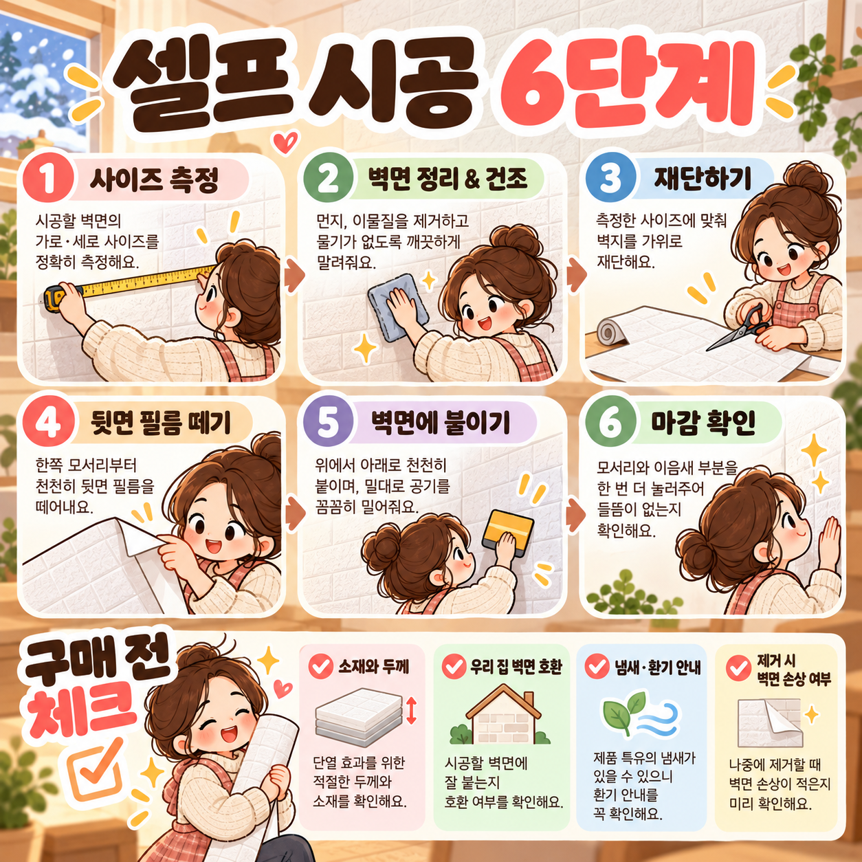 접착식단열벽지