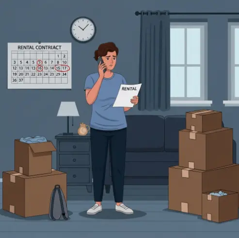 월세 계약 자동연장 후 계약 전에 이사-2