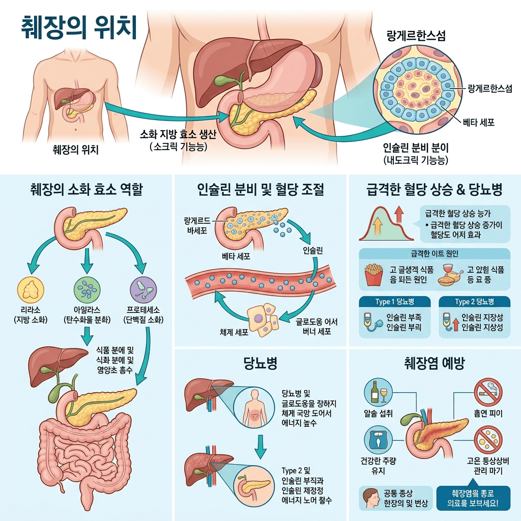 췌장 건강 (혈당스파이크, 당뇨병, 췌장염 예방)