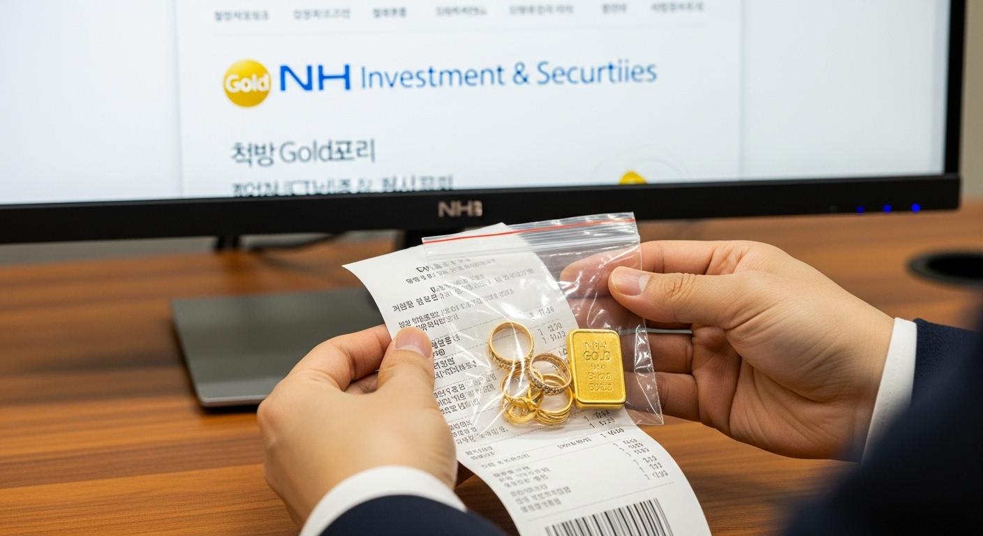 nh투자증권 금현물 매도 방법