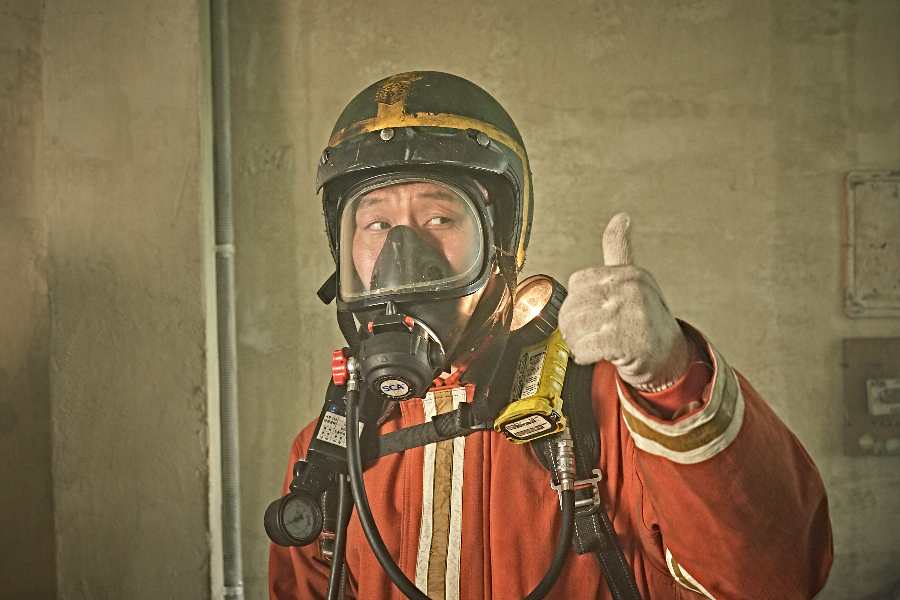 영화 소방관 화재진압과 전원구조