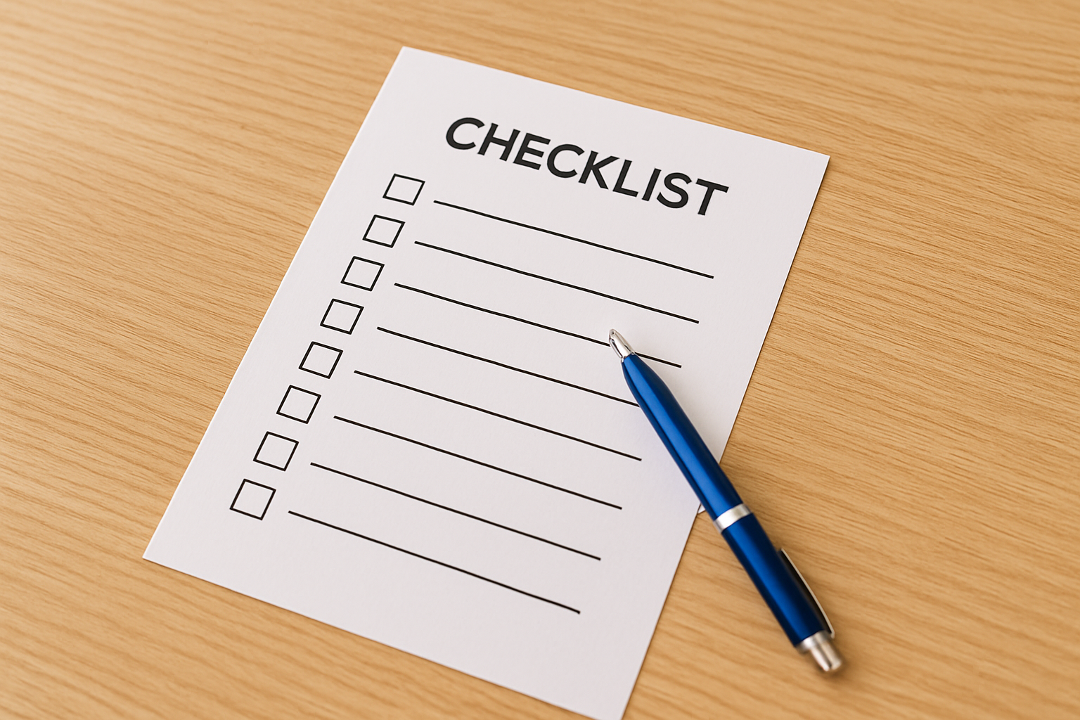 검진기관 체크 리스트