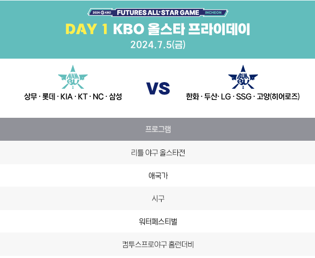 프로야구 올스타전 일정