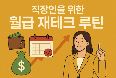 월급 재테크 루틴 설계법