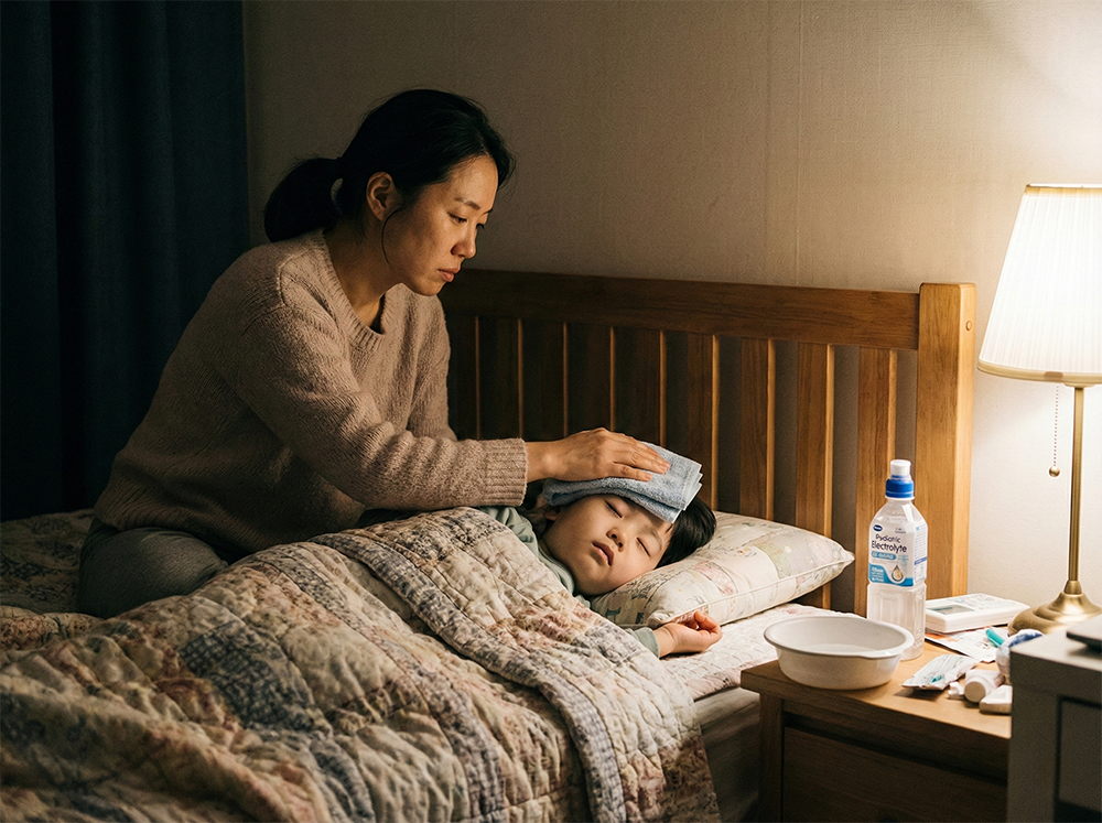 아기 노로바이러스, 유아 구토 설사, 노로바이러스 탈수, 가족 전염, 장염 간호.