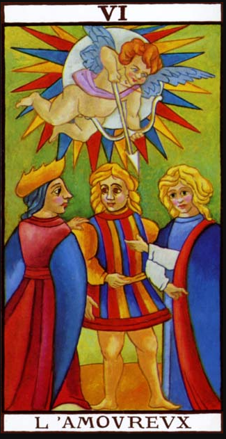 마르세유 타로카드 06. 연인들