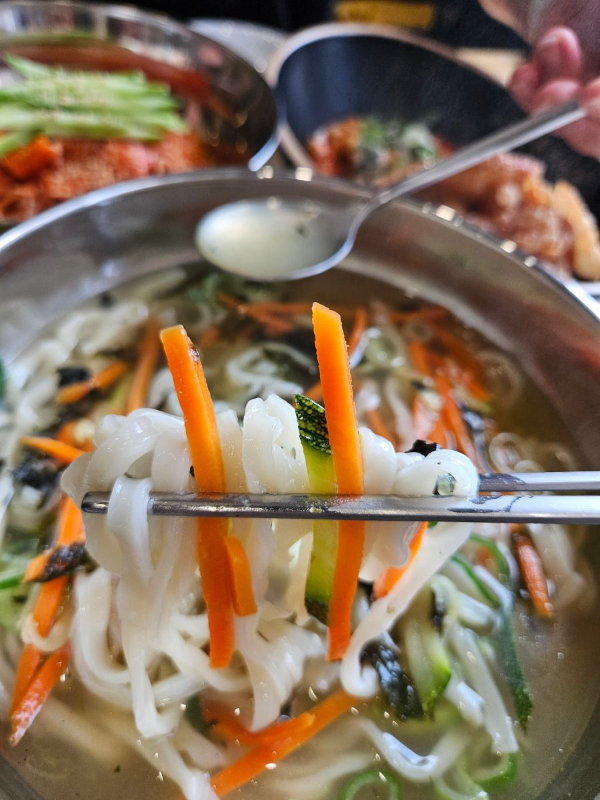 북촌 칼국수 면발