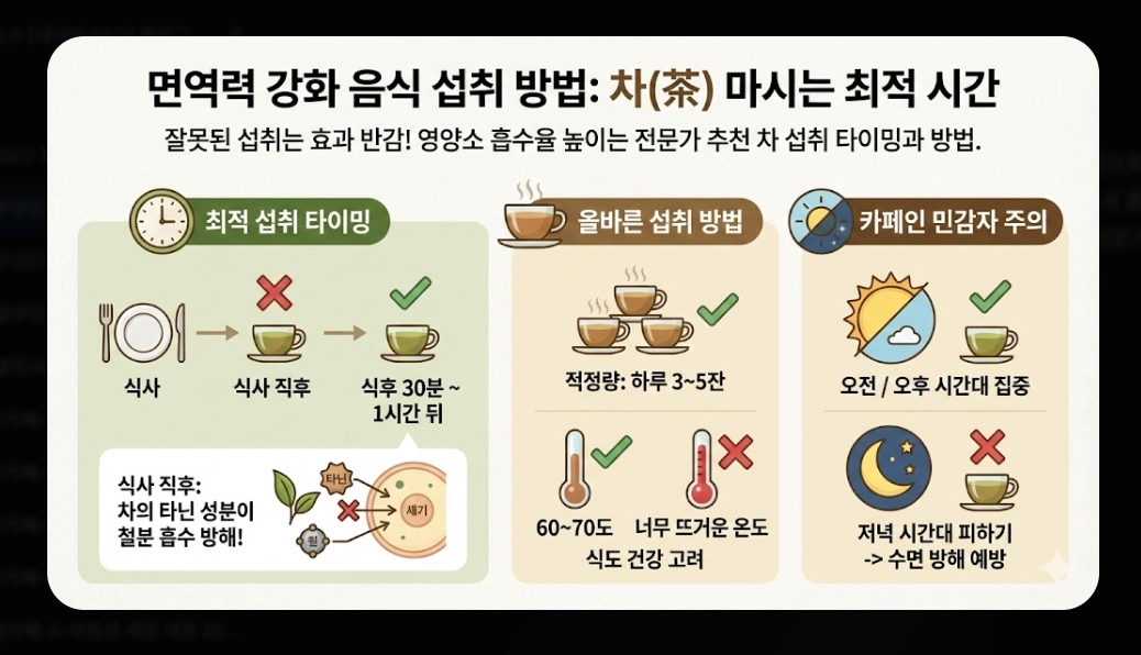 면역력 높이는 음식 베스트 10 [2026년판] 강화 식품 섭취법 및 생활 습관 총정리