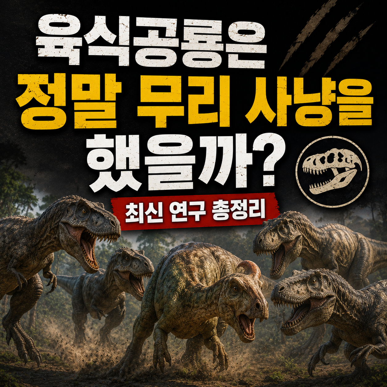 육식공룡은 정말 무리 사냥