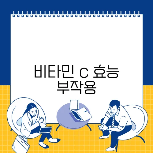 비타민 c 효능 부작용