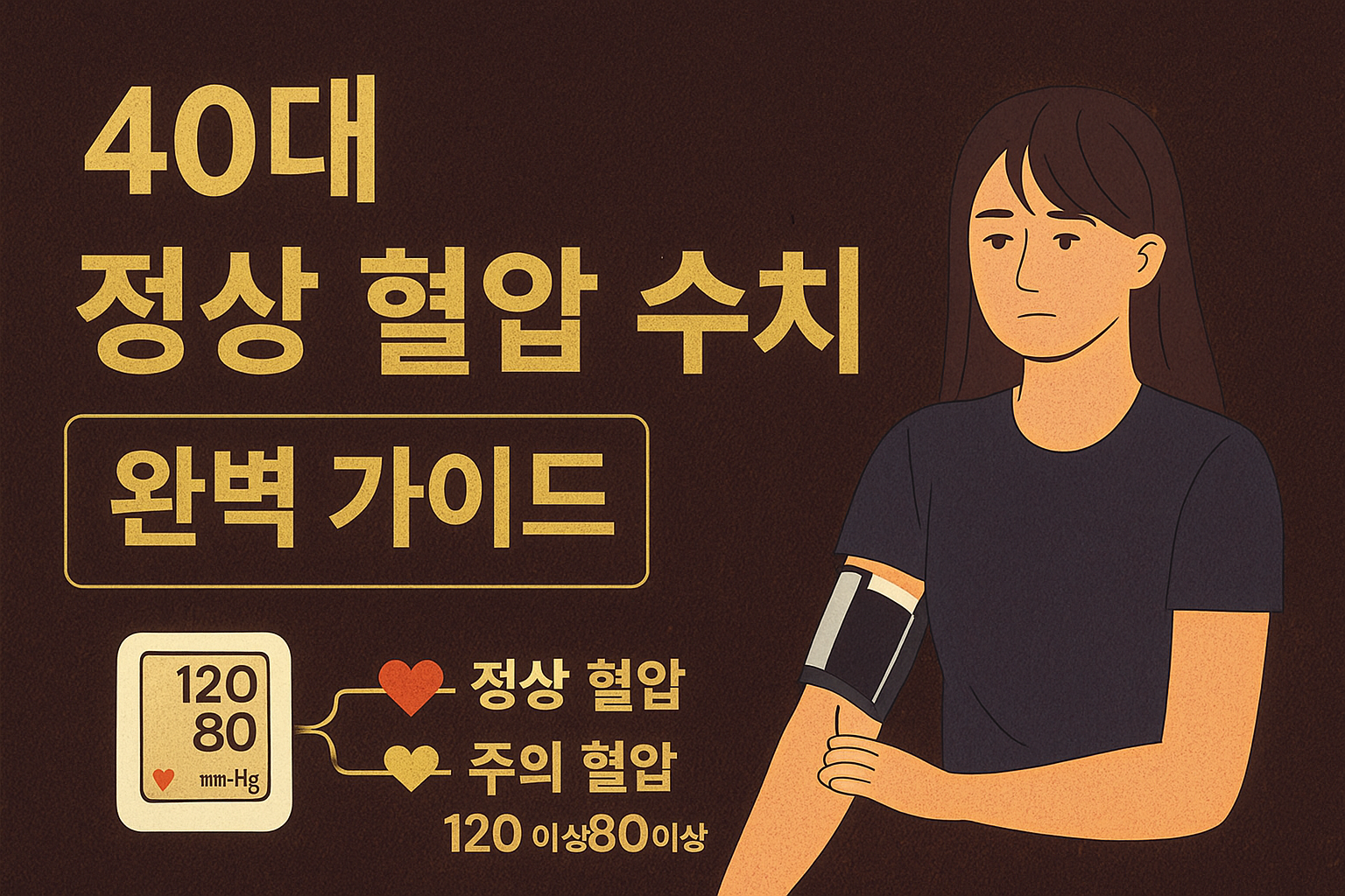 40대 정상 혈압 수치 - 사진