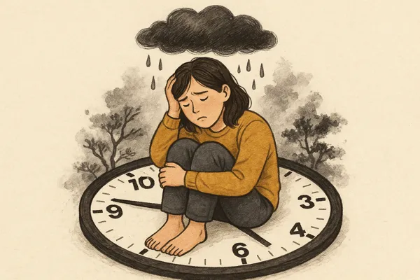 일상 속 고독한 모습