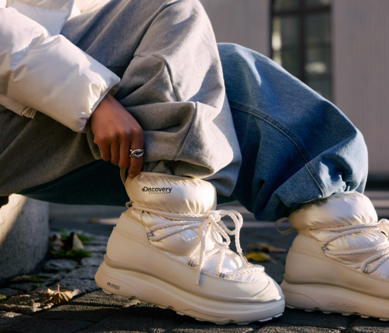 디스커버리 패딩부츠