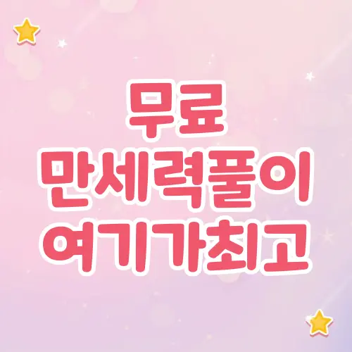 무료 만세력 풀이