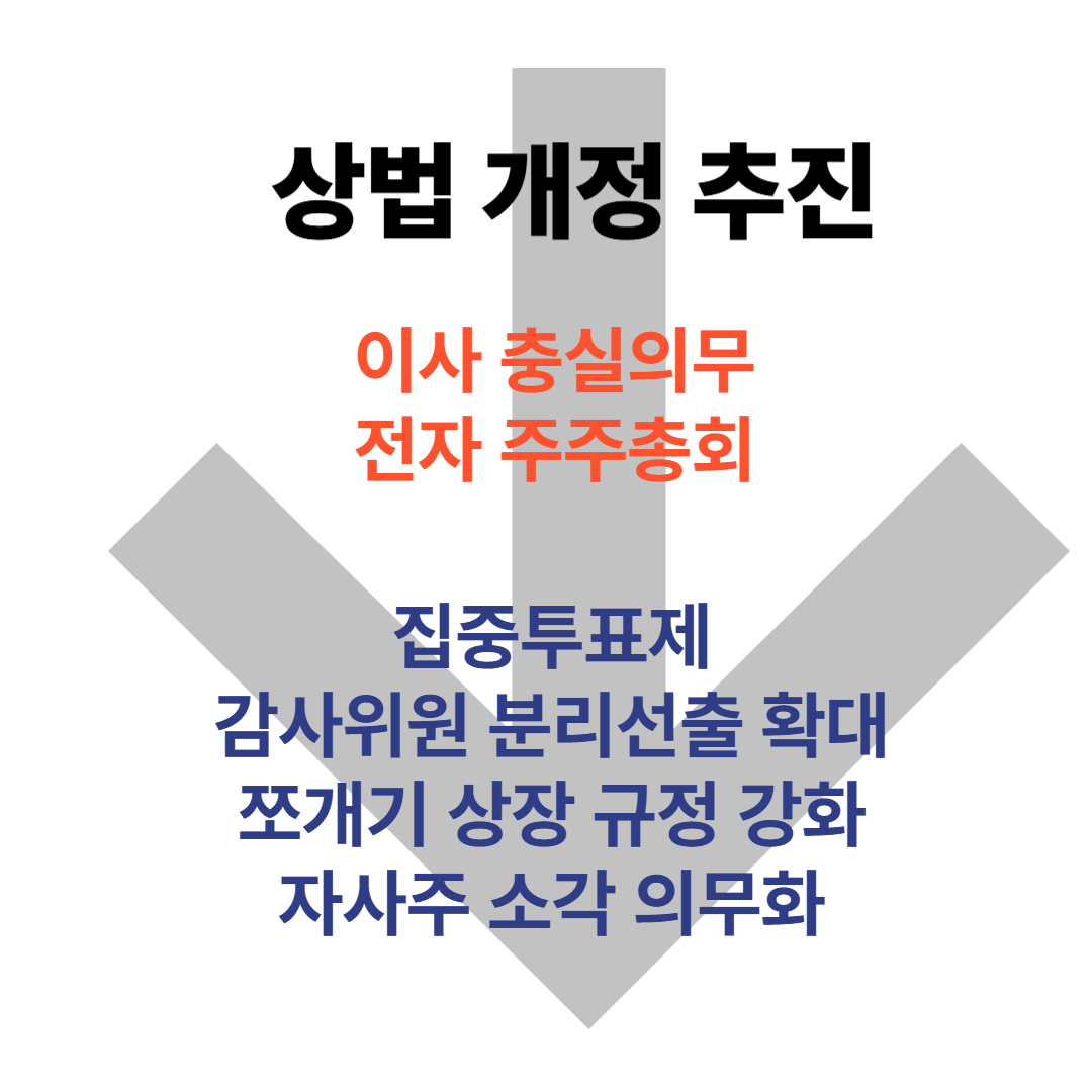 이재명 상법개정 내용 이사충실의무 집중투표제 자사주소각 수혜주