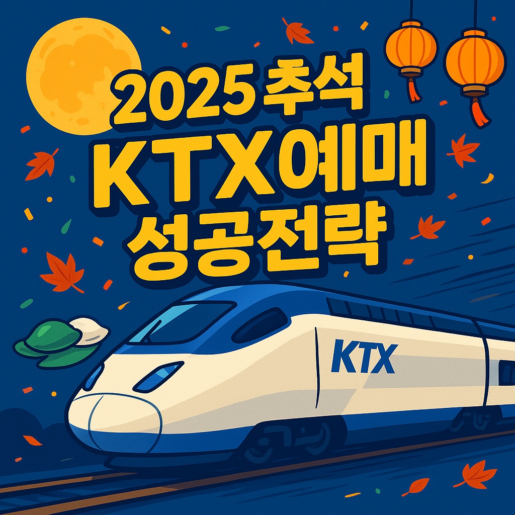 2025추석 KTX예매 성공전략
