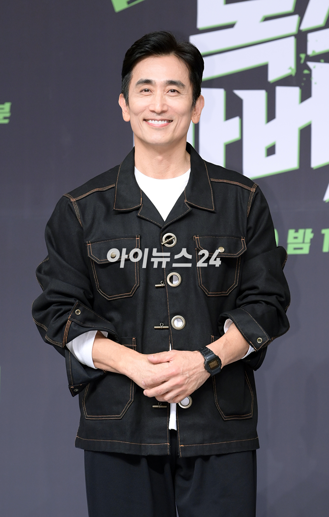 차인표가 25일 오후 서울 양천구 목동 SBS 사옥에서 열린 SBS 새 예능 프로그램 &#39;옆집 남편들-녹색 아버지회&#39;(이하 &#39;녹색 아버지회&#39;) 제작발표회에 참석하고 있다. [사진=정소희 기자]