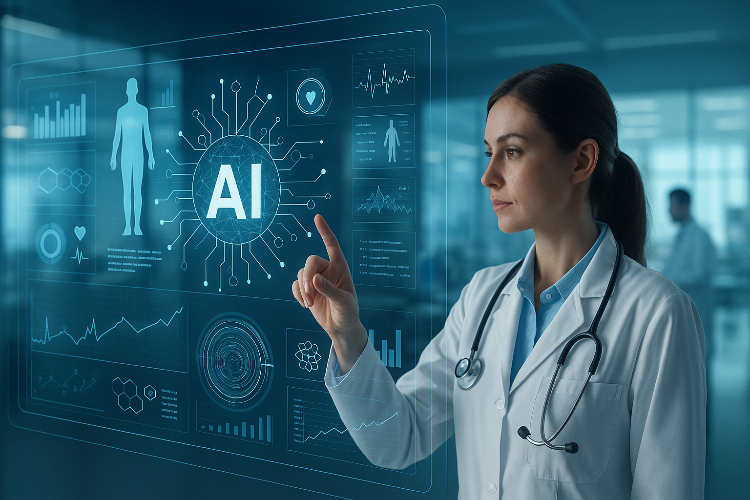 "AI 헬스케어 혁신"에 대한 이미지입니다.