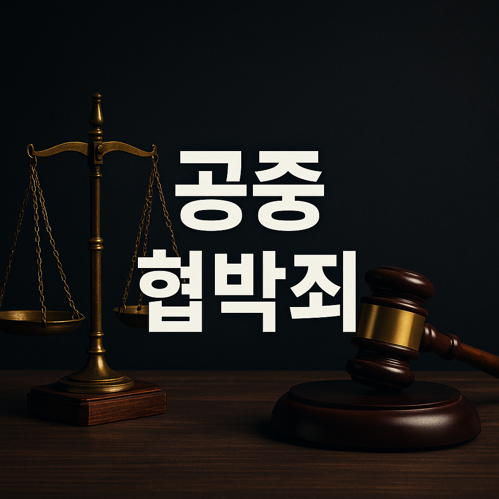 공중협박죄란 형법상 정의부터 처벌까지 완벽 정리