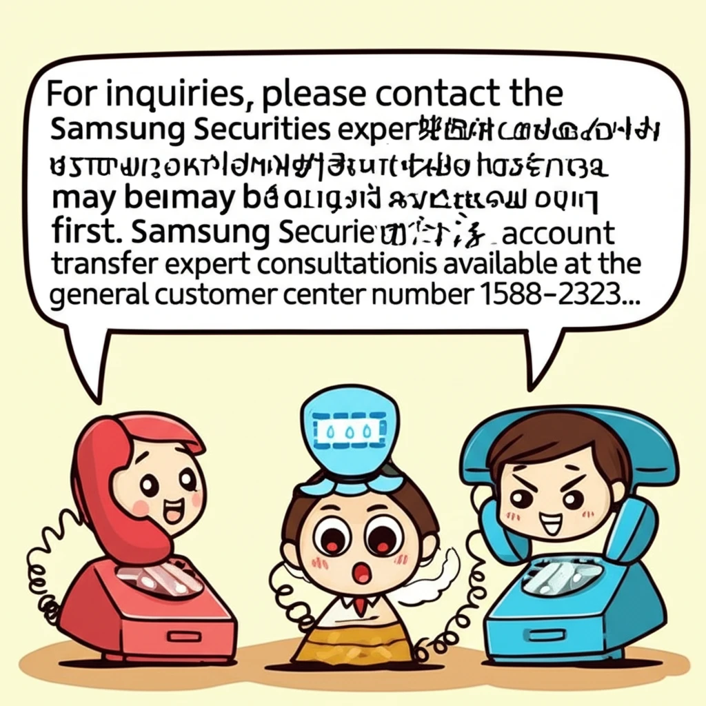 삼성증권 ISA 계좌 이전 상담 번호..