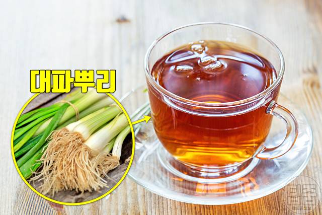 목감기에 좋은 차 대파뿌리차 목감기 빨리 낫는법