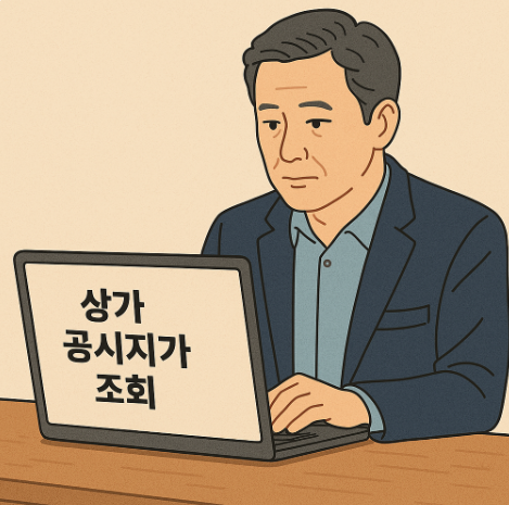 상가 공시지가 조회