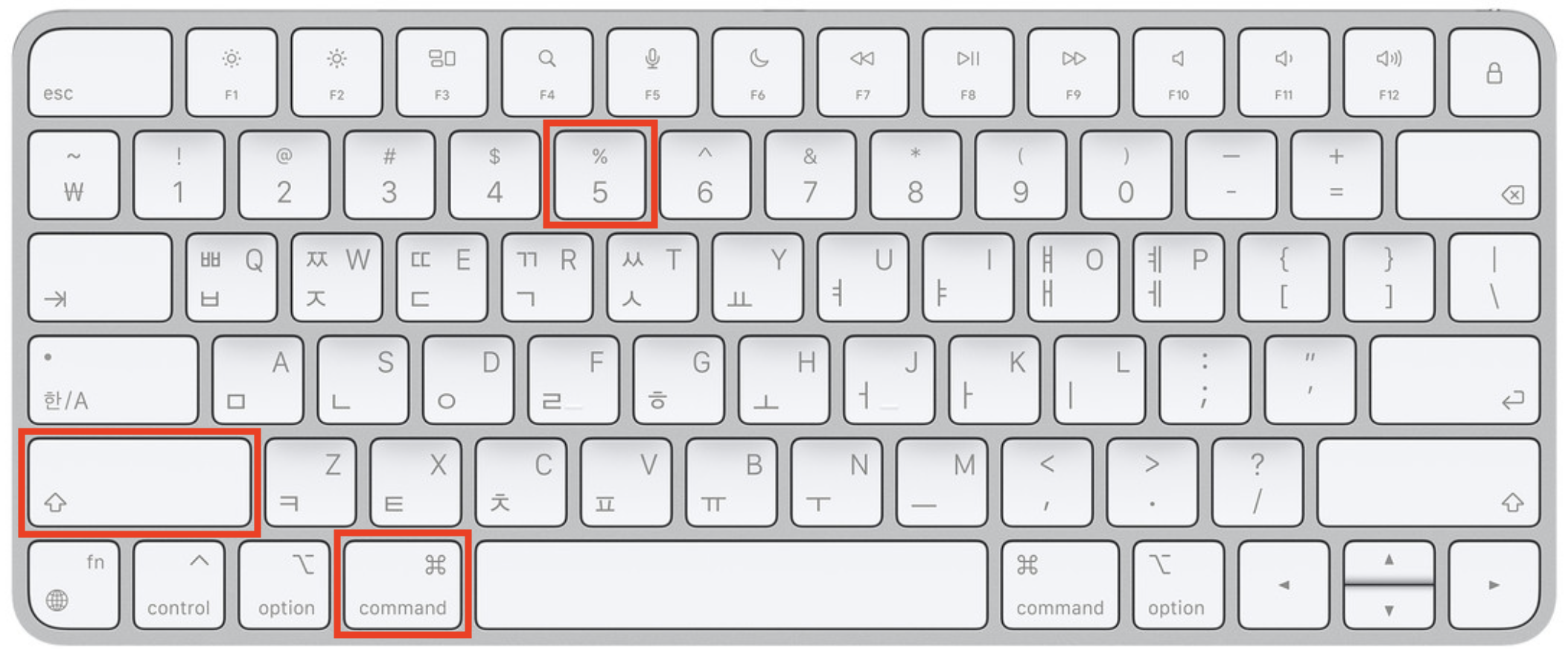 맥 캡쳐 단축키 위치