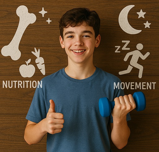 청소년 뼈 성장 관련 사진