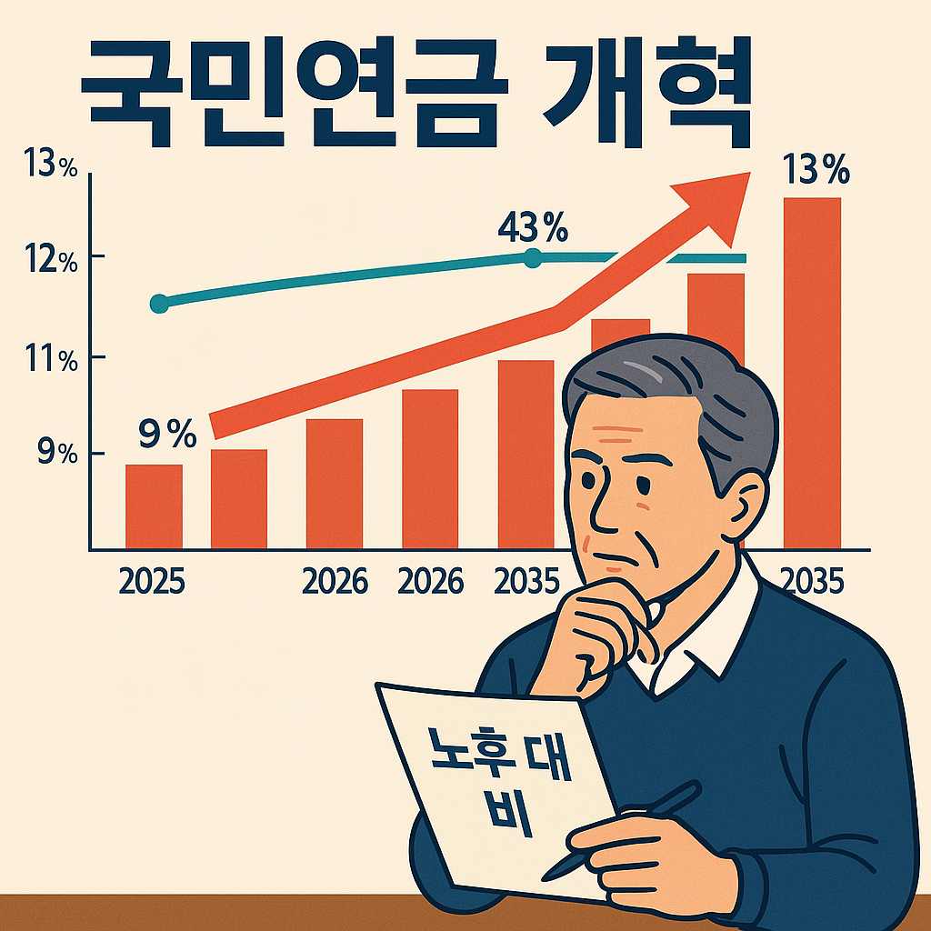 국민연금 연금개혁 전망: 보험료·소득대체율 변화와 대응