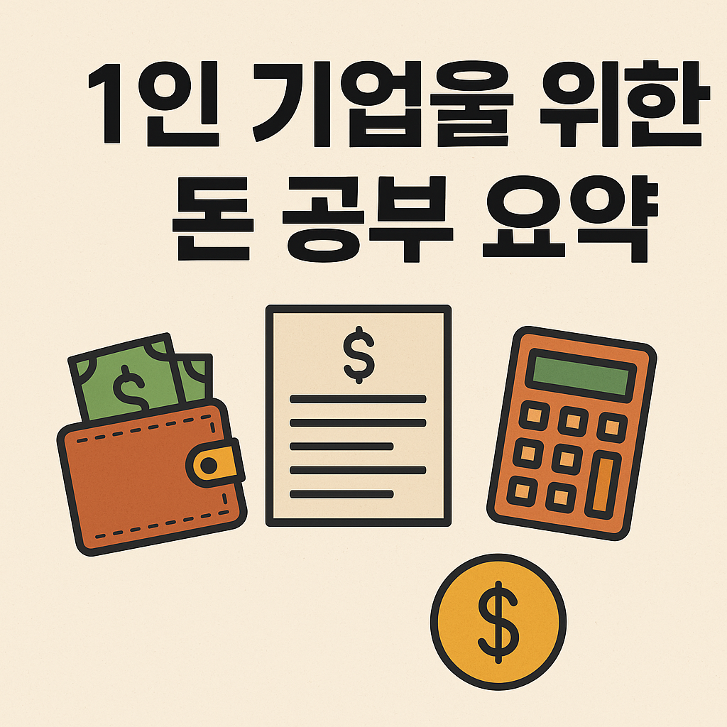 1인 기업을 위한 돈 공부 요약