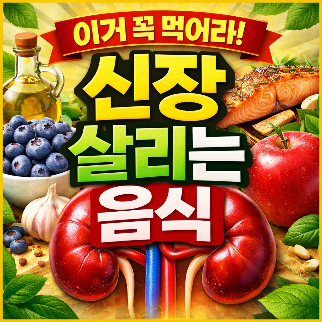 신장이 좋아지는 음식 TOP7, 신장에 좋은 음식｜콩팥 건강을 지키는 최고의 식단