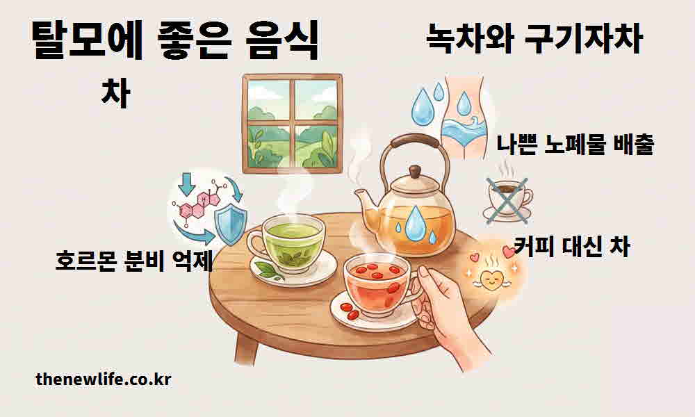 탈모 좋은 음식 차