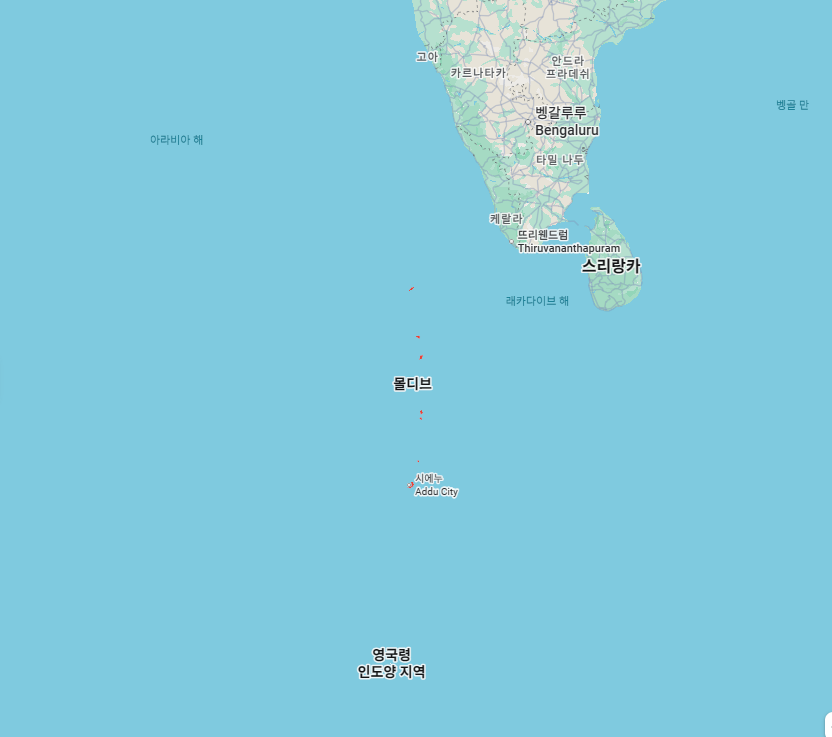 몰디브 위치 와 리조트 사진