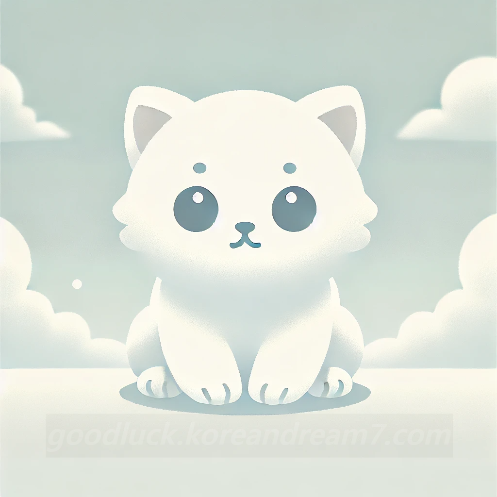하얀새끼고양이꿈