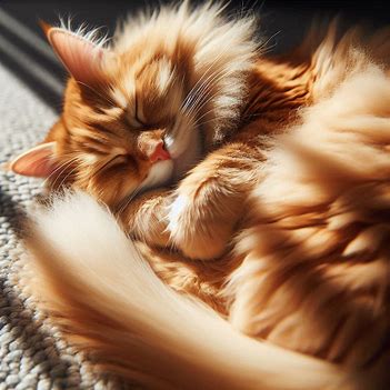 고양이의 잠 자는 행동