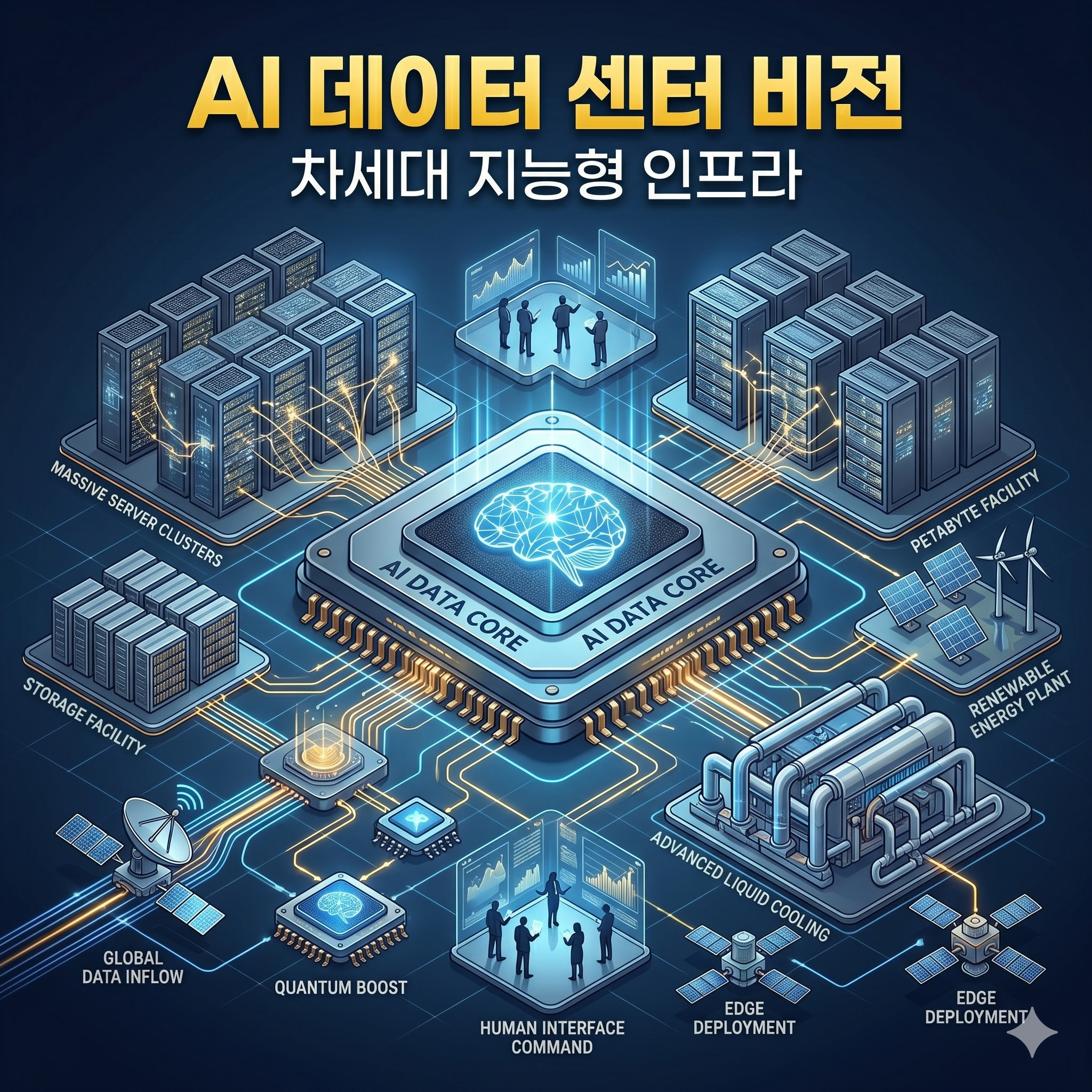 AI 데이터 센터 이미지
