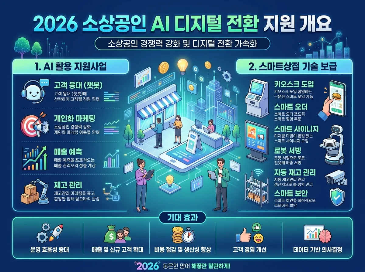 2026 소상공인 AI 디지털 전환 지원 개요