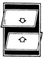 창문종류, 홉퍼창