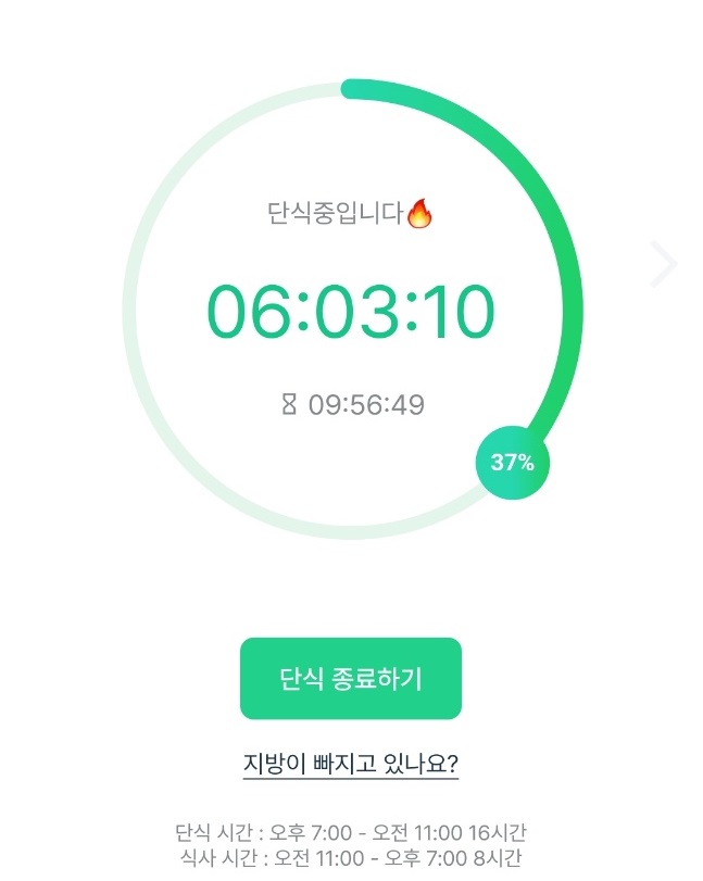 간헐적 단식 어플로 시간과 방법 정해서 실천하기