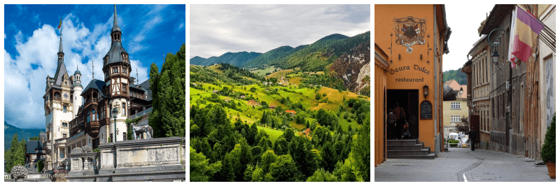 브라쇼브 풍경 사진 3개